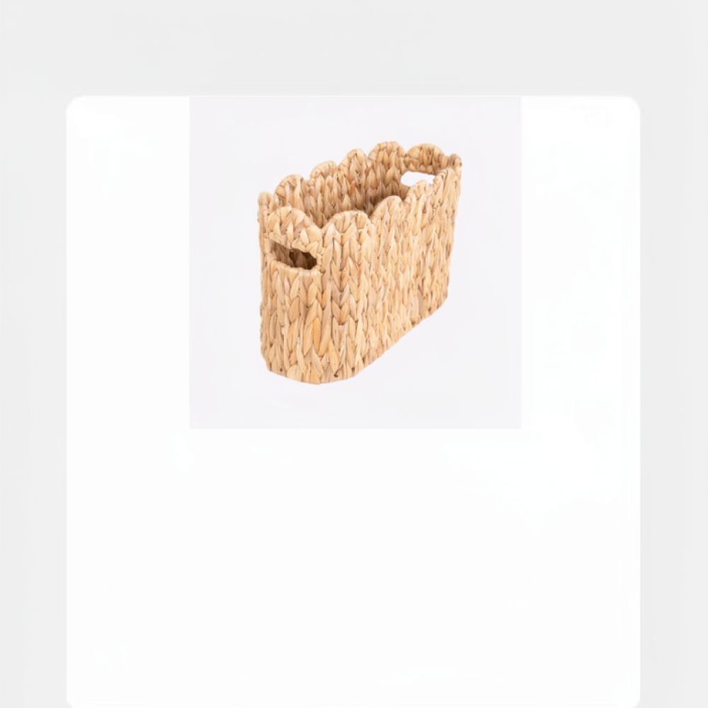 海草で作られた、手編みの収納バスケット。お部屋のインテリアや - Home Decor Magazine のレビューと価格