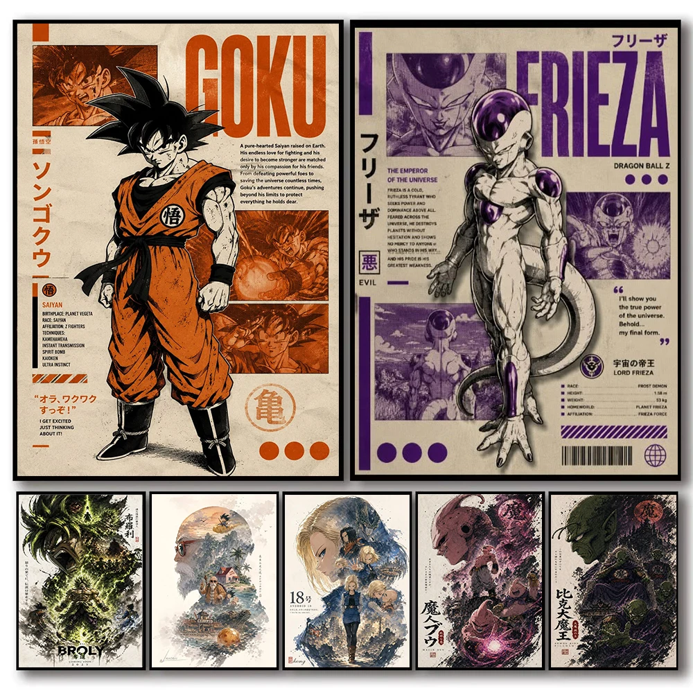 ドラゴンボール 孫悟空 フリーザ アニメ 5D フルラウンド - Home Decor Magazine のレビューと価格