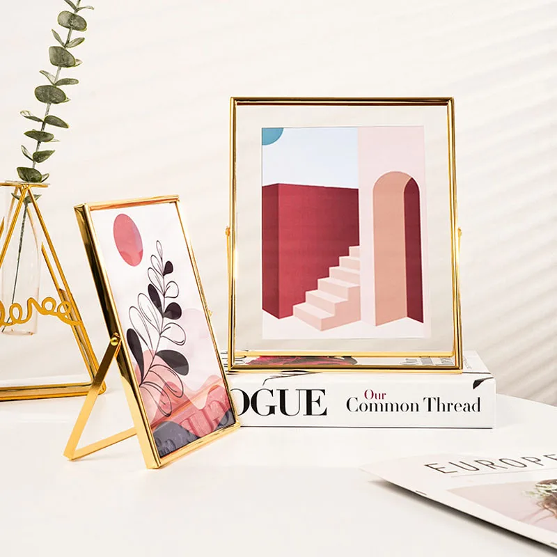 両面透明ガラス製フォトフレーム、高級感のある6/7/8/10 - Bamboo Photo Frame のレビューと価格